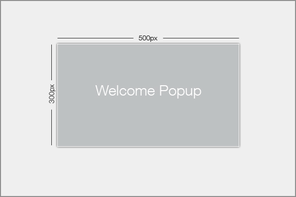 Welcome Popup